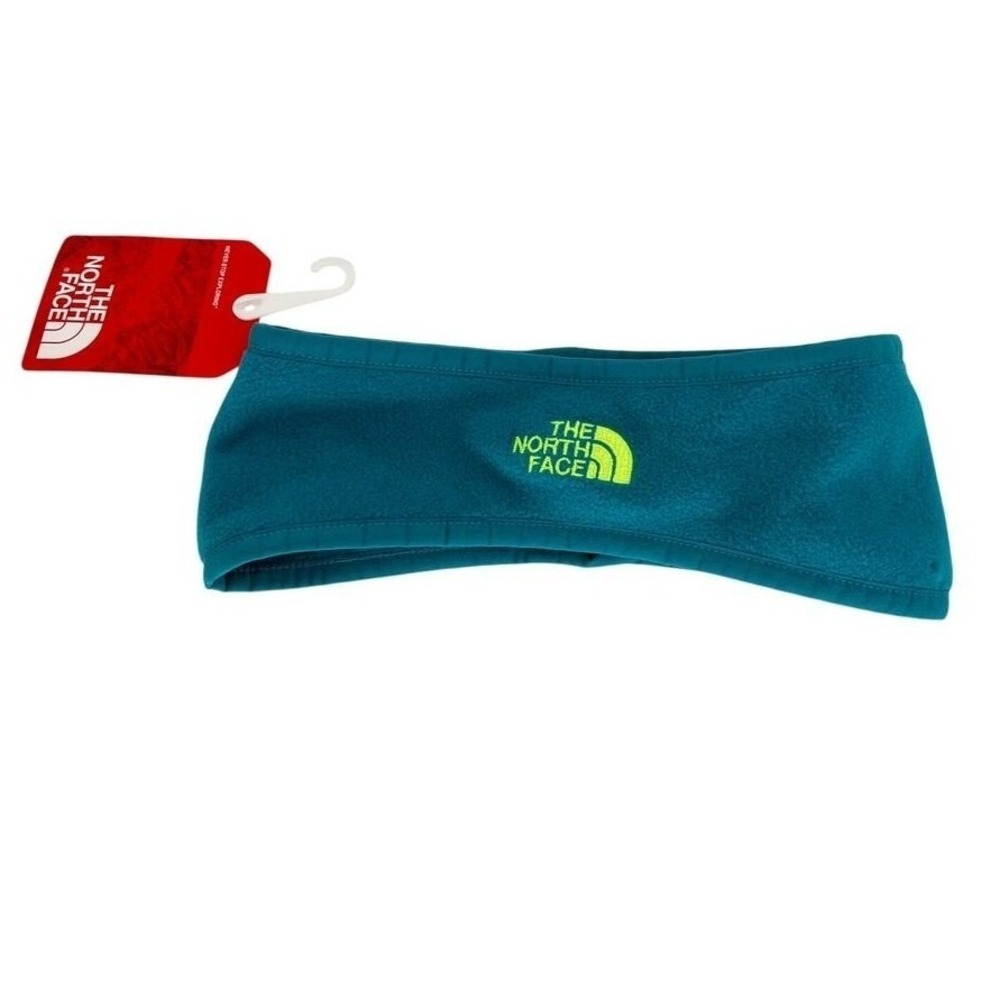 The North Face Fleece Headband Youth M Teal Blue Ear Warmer Winter Accessory